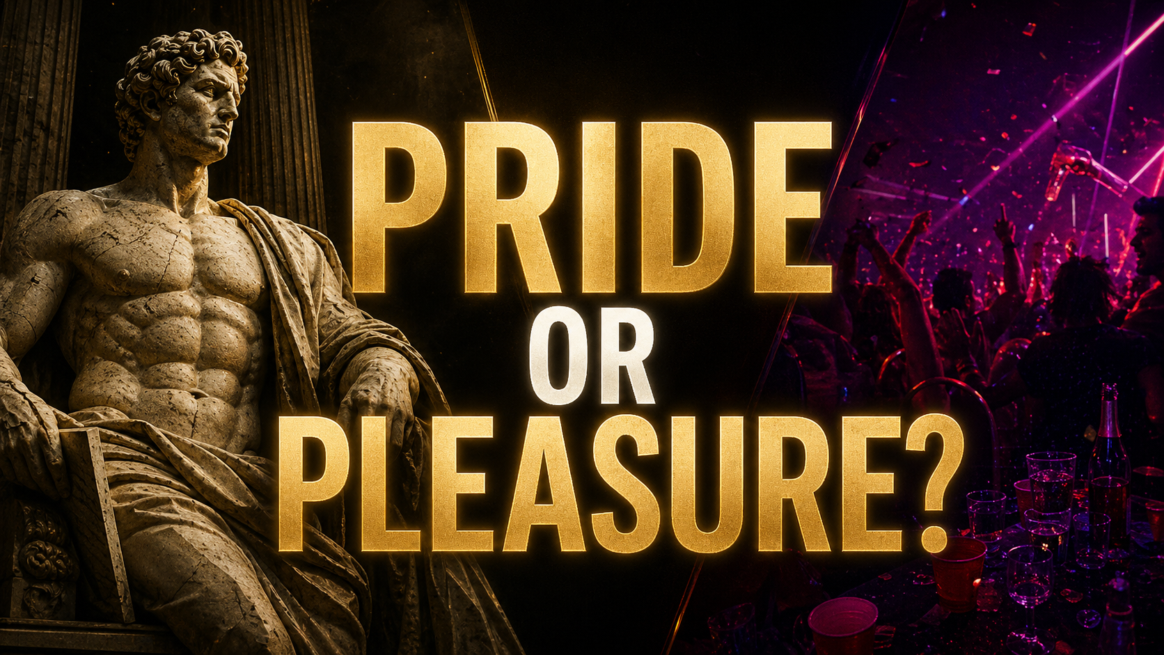 Pride vs Hedonism YouTube thumbnail